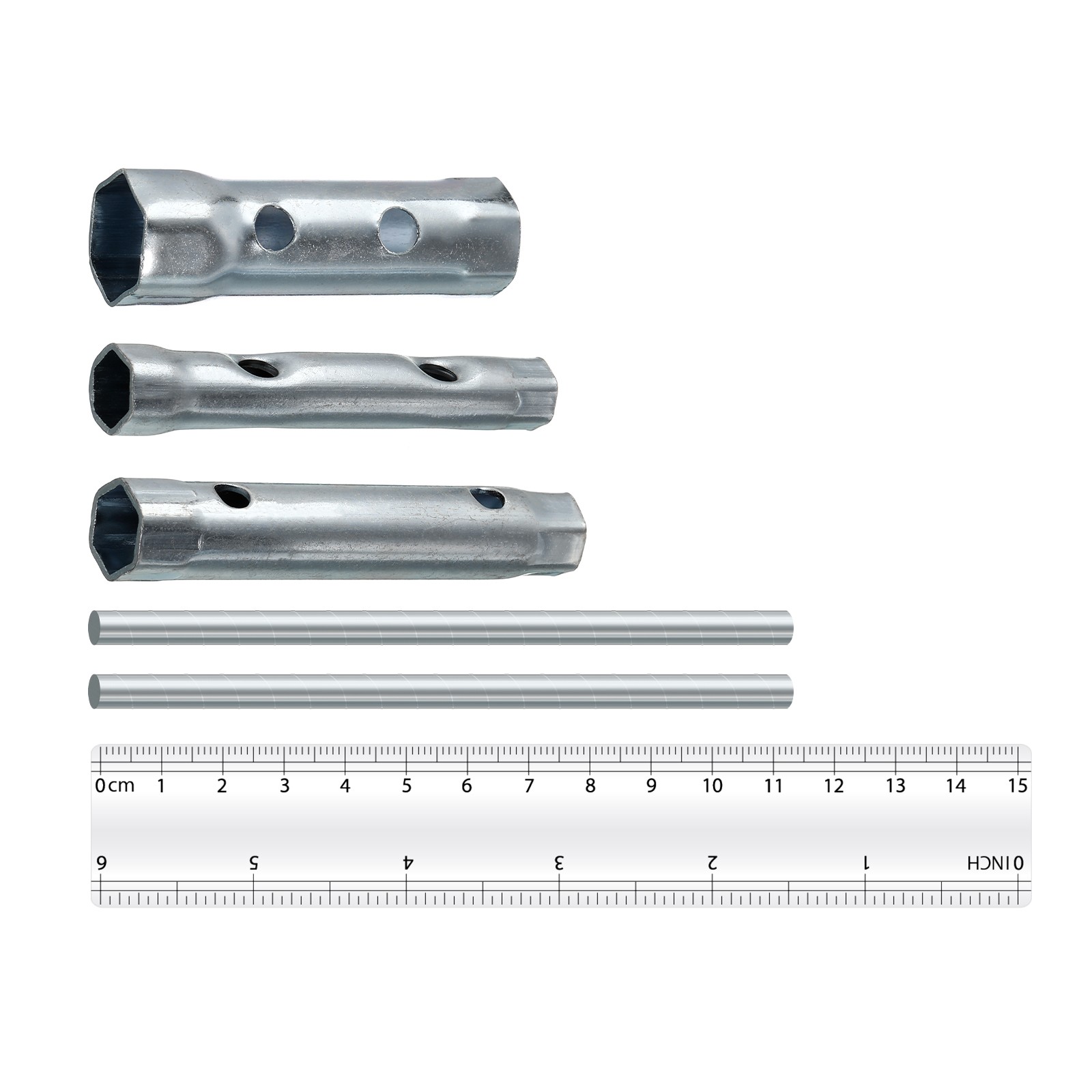16/18mm  10/12mm  8/10mm Dual-Ended Wrench Socket Spark Plug Spanner Set 3 Pcs