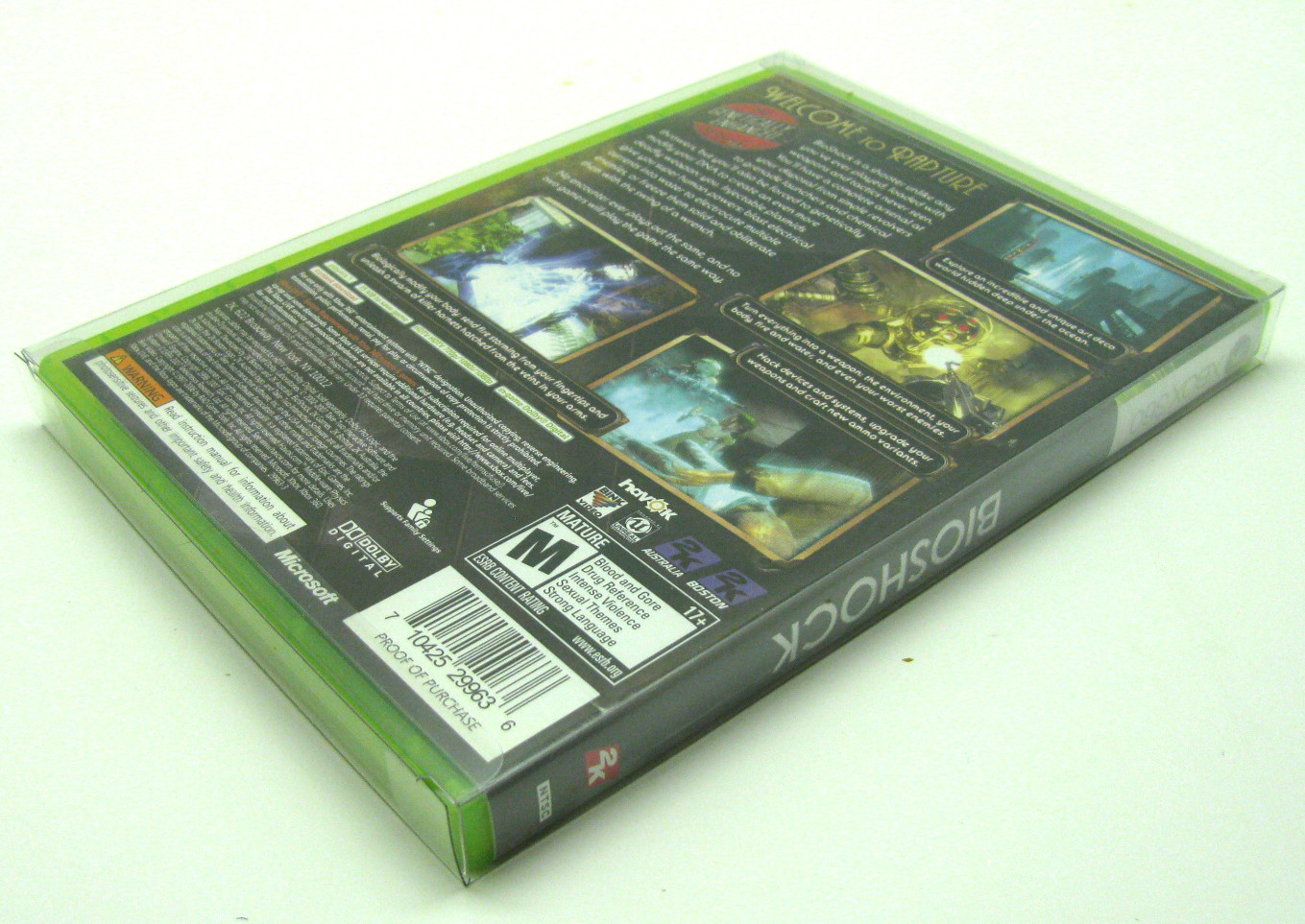 25X XBOX 360 CIB GAME - CLEAR PLASTIC PROTECTIVE BOX PROTECTOR CASE SLEEVE