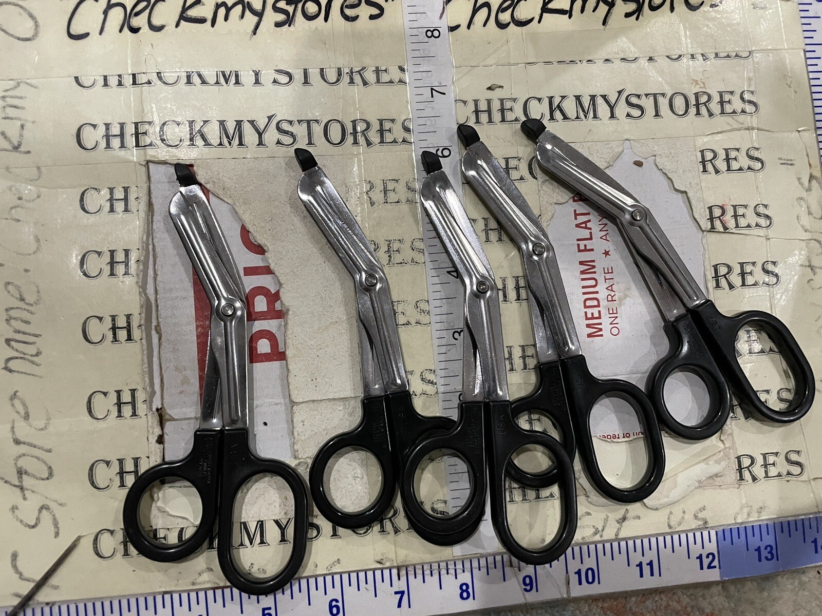 5X Medcare SCISSORS Bandage shears 6.5” Stainless Steel AUTOCLAVABLE  Made USA