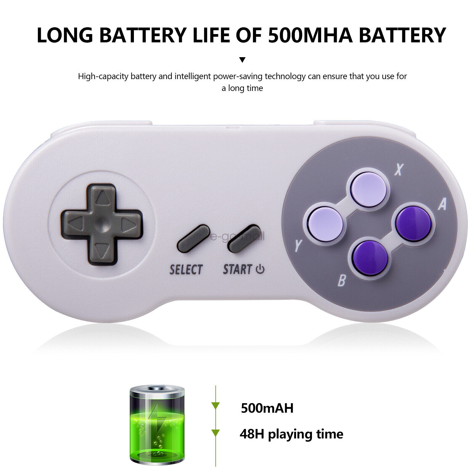 2 PCS Wireless Super Famicom Controller for Super Nintendo Entertainment System