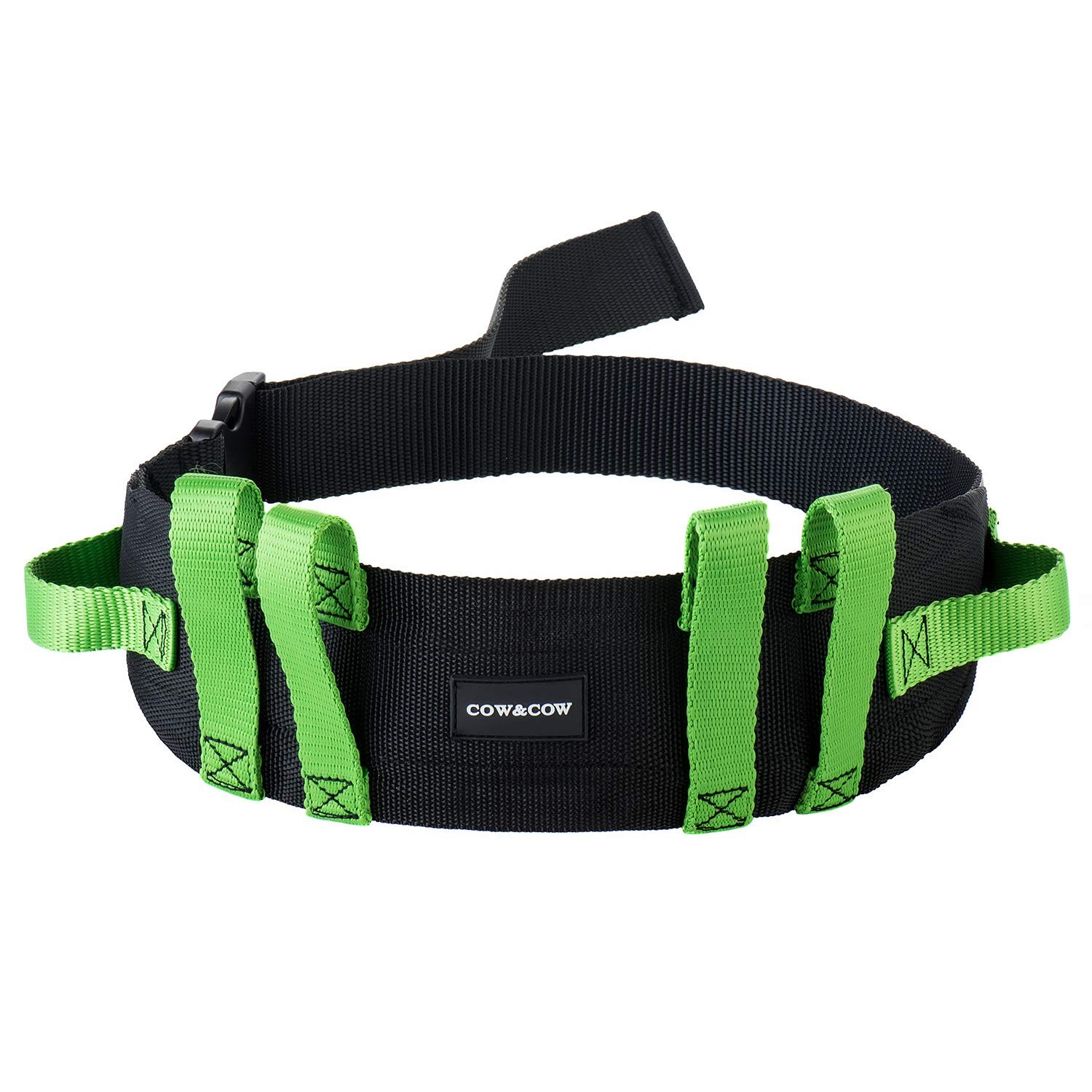 4 Inch Green Gait Belt With Handles Quick Release Buckle Fits 2852 Inch Size
