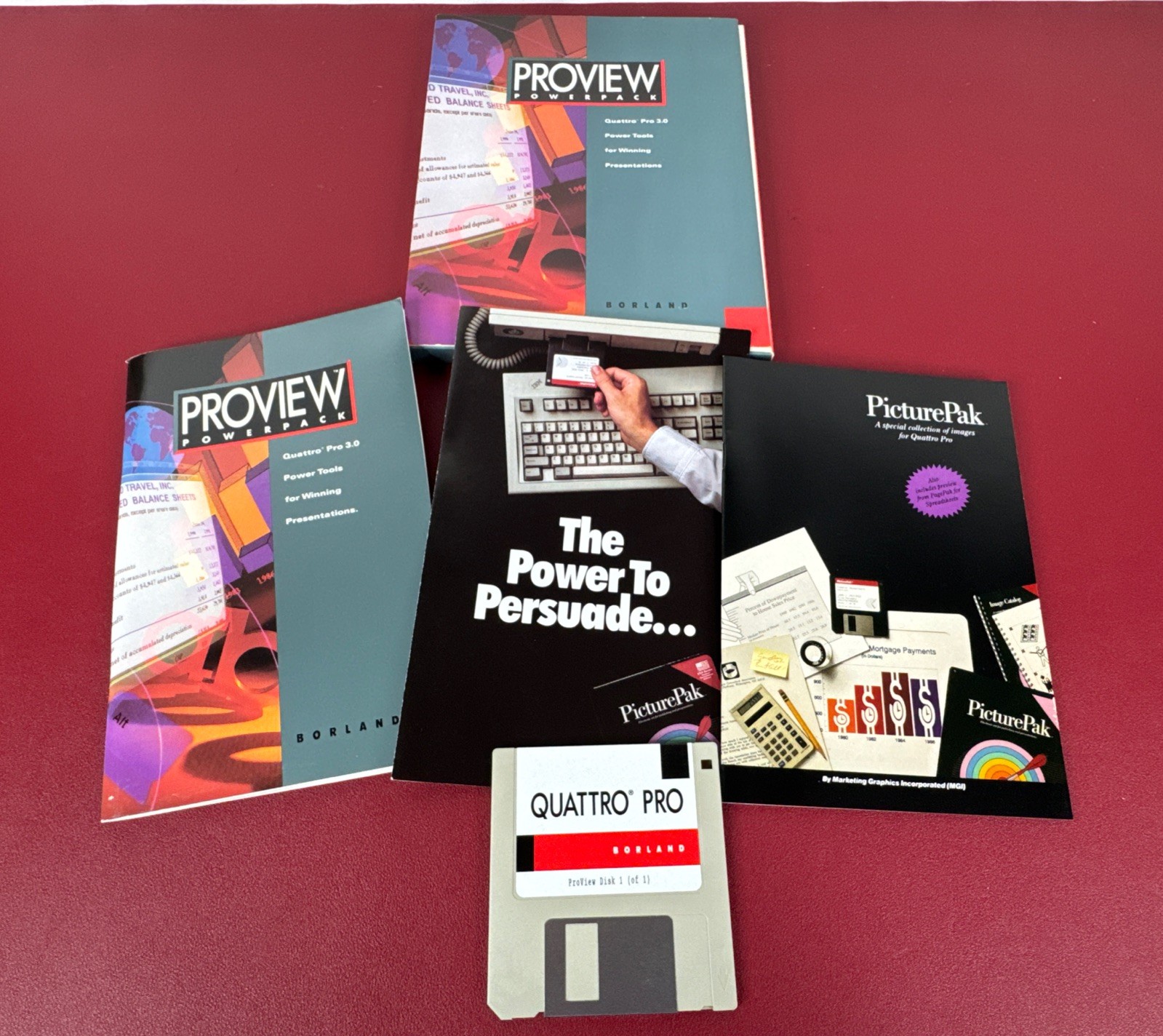 Borland Quattro Proview 3.0 Powerpack 3.5" Floppy Disk