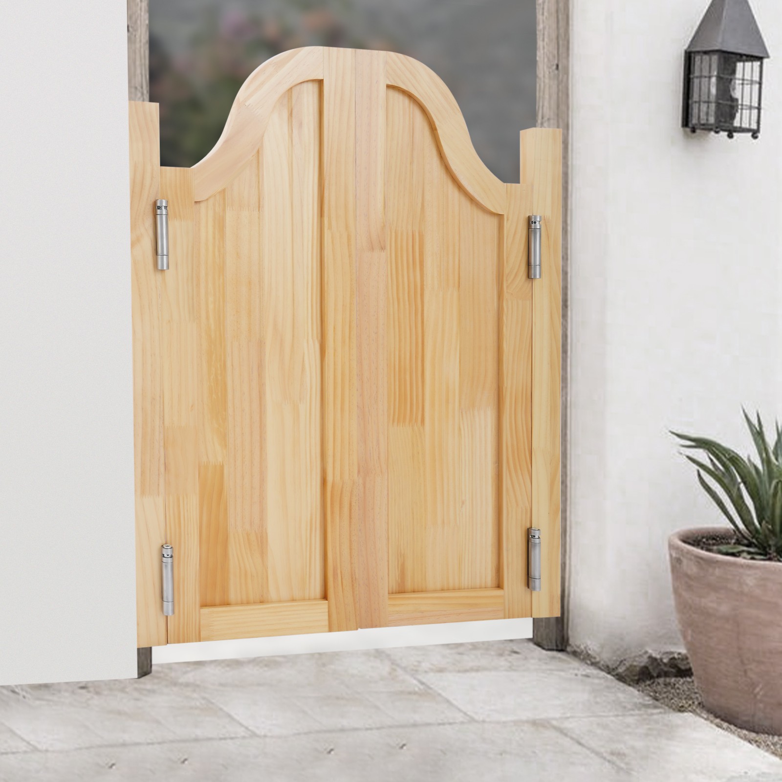 Mdoern Partition Door Swing Solid Wood Door 70x90cm For Shop Entrance Partition