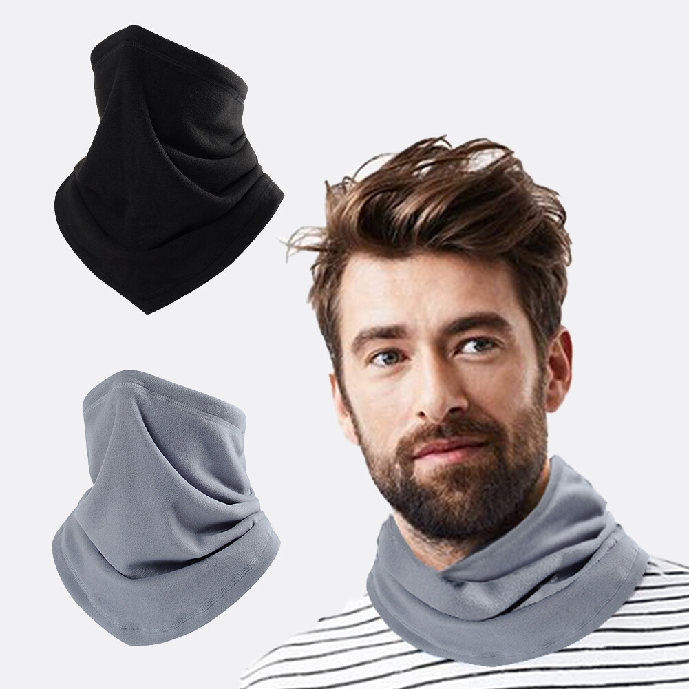2 PCS Warmer Neck Gaiters Winter Windproof Fleece Face Masks for Cold Weather US