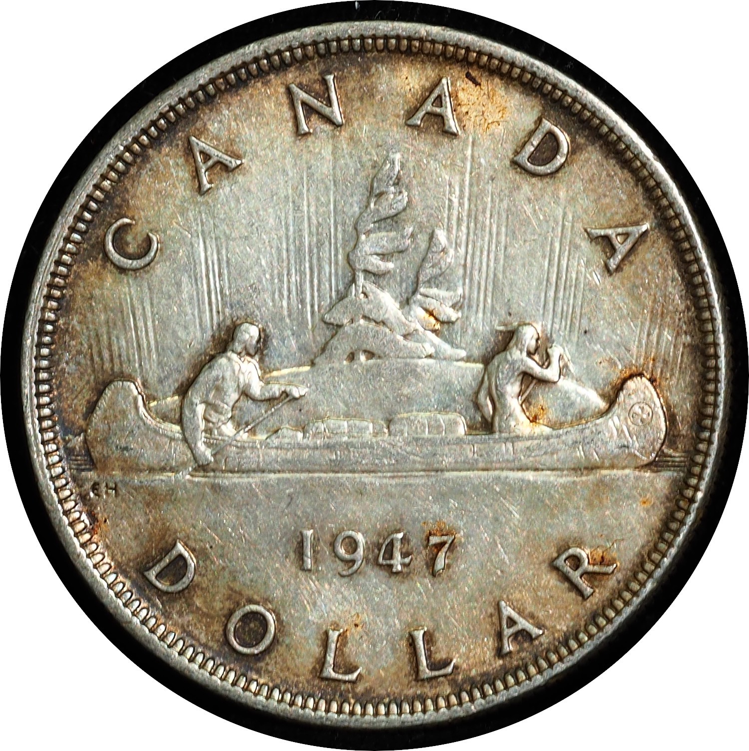 1947 Canada Blunt 7 Dollar Choice AU