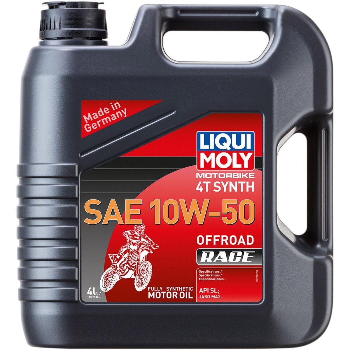 Liqui Moly 10W50 4T Synthetic Street Race Motor Oil - 20080