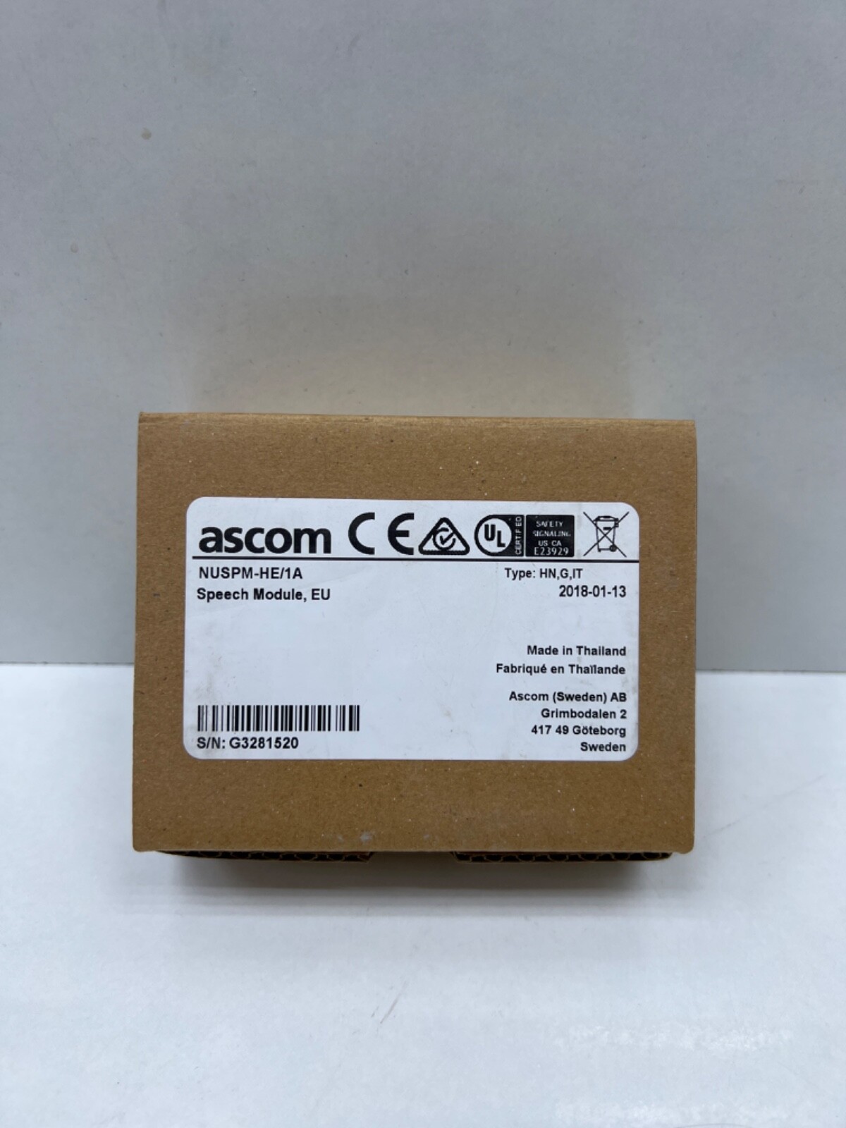 ASCOM NUSPM-HE Speech Module ,EU