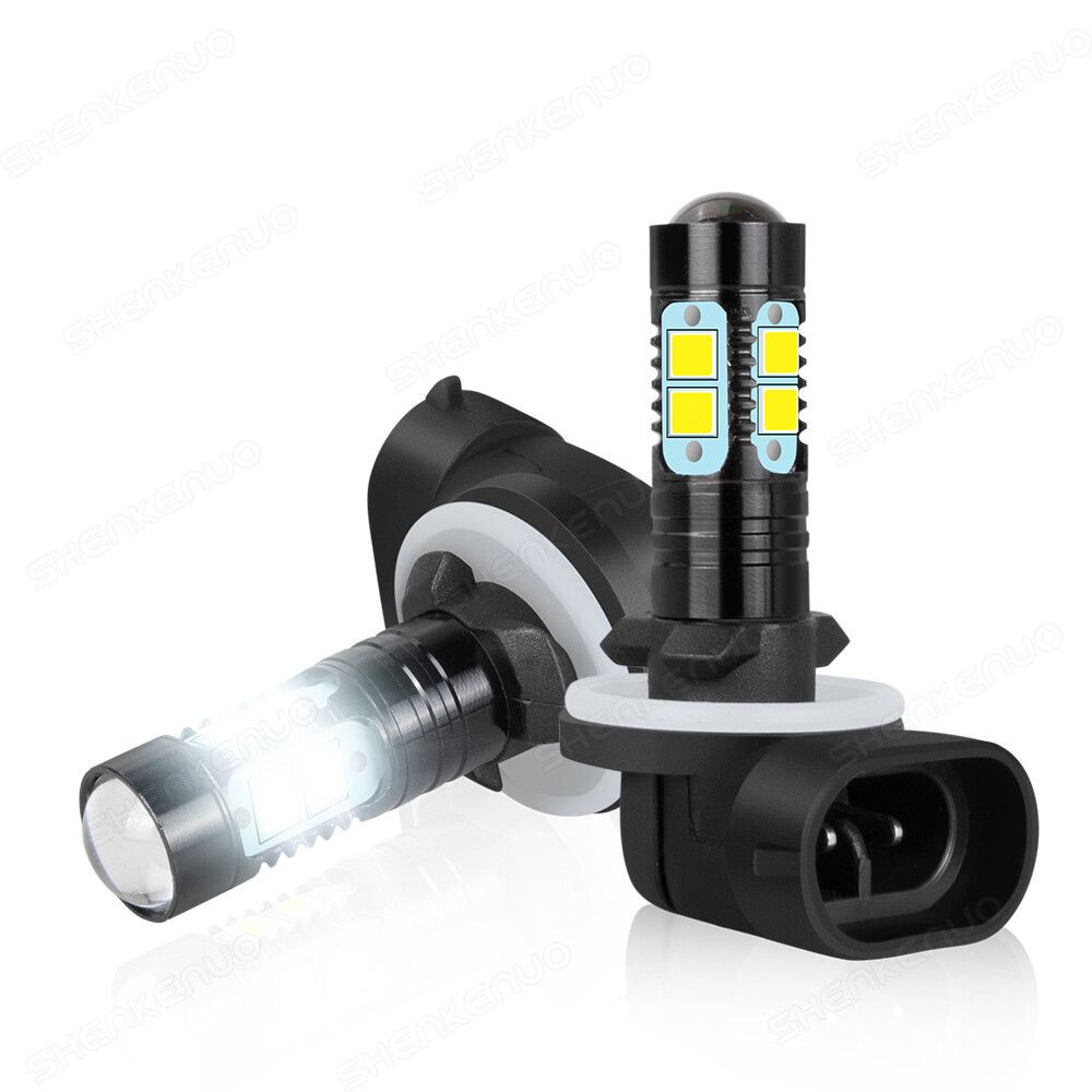 2x Super Power 881 862 886 898 LED Fog Light Driving Lamp 55W Bulb 6000K White