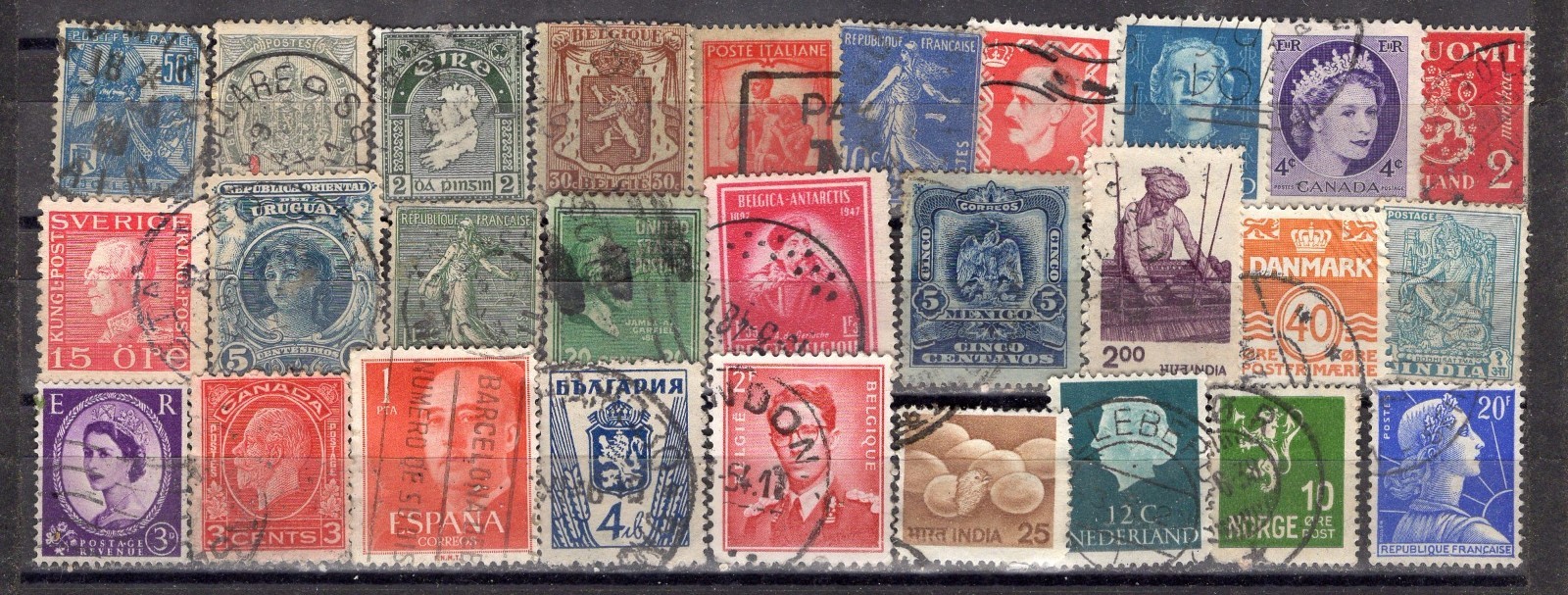 Sale of Worldwide Stamps -- USED ((((((