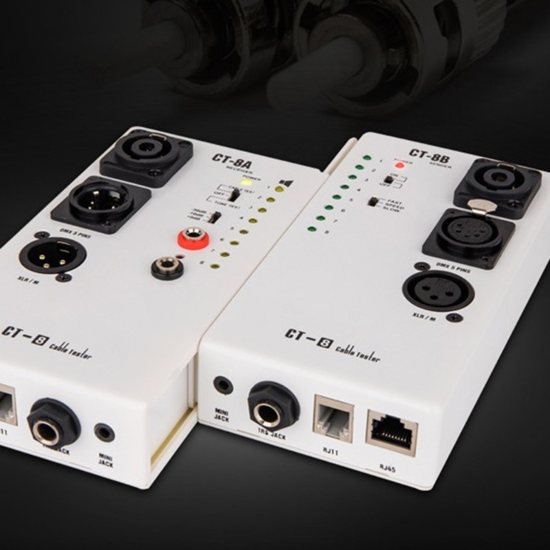 Precise Audiotory Line Testing Tool Multiple Purpose TRS RJ45 Interfaces Test