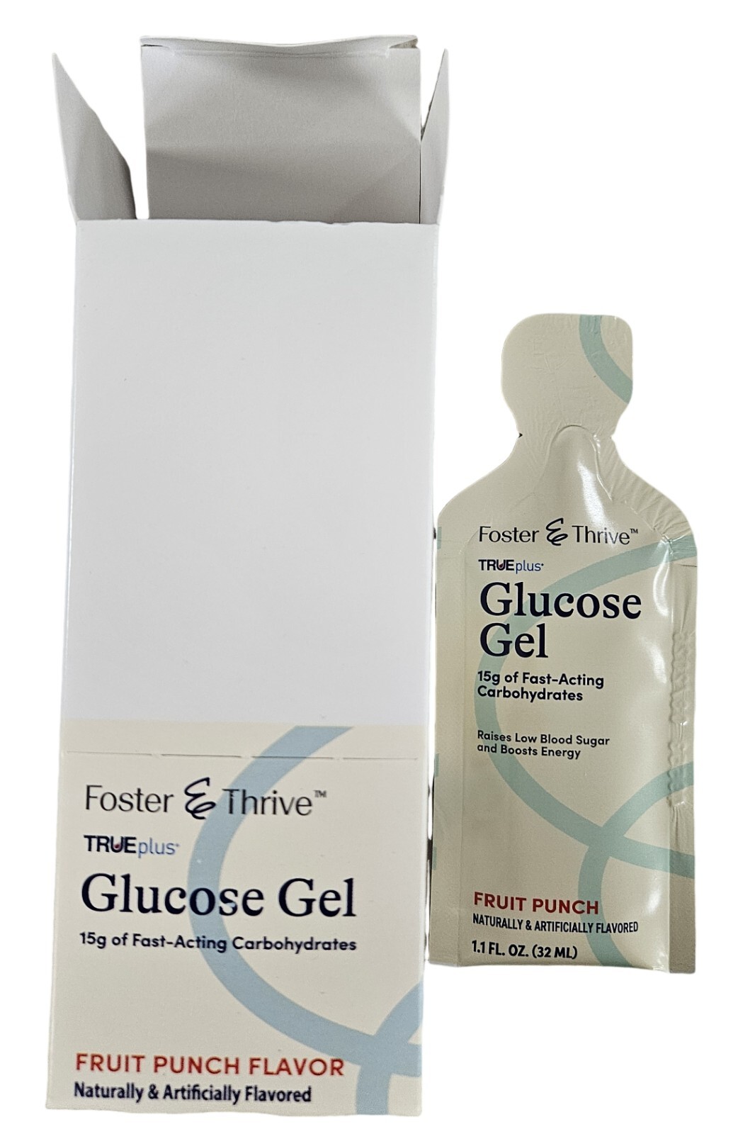 F&T Glucose GEL 15gm Quick Absorb Glucose FRUIT PUNCH ( 6 pouches ) /