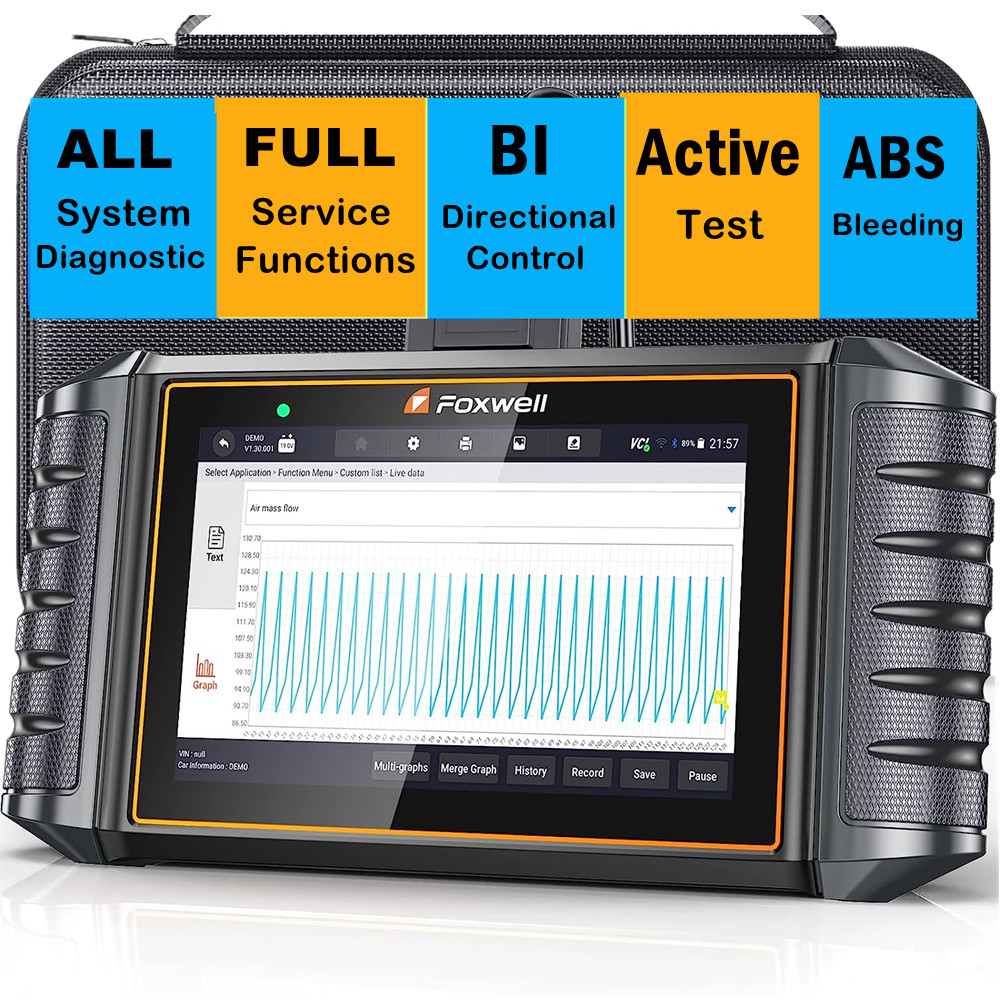 Bidirectional Car OBD2 Scanner Diagnostic Tool All System ECU Coding 35+ Service