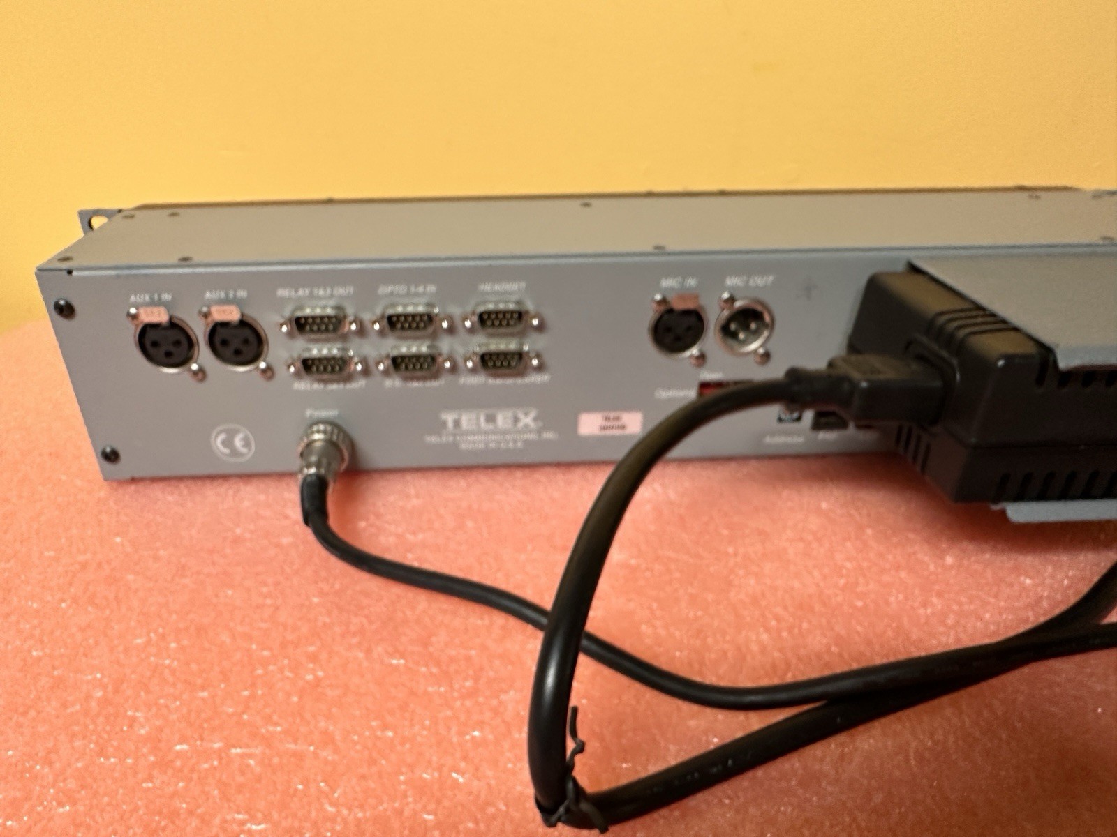 RTS Telex KP-32 4-Pin Intercom Keypanel with power supply.