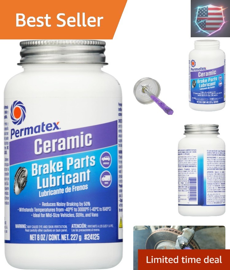 24125 Ceramic Extreme Brake Parts Lubricant, 8 oz., Pack of 1