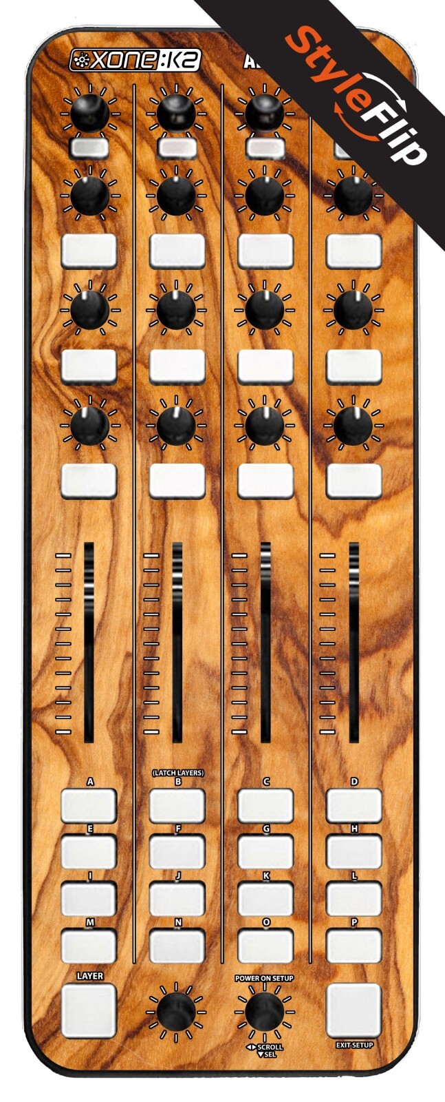 Allen & Heath XONE K2 Skins | Wood 6 | Protective Decal | StyleFlip Skins
