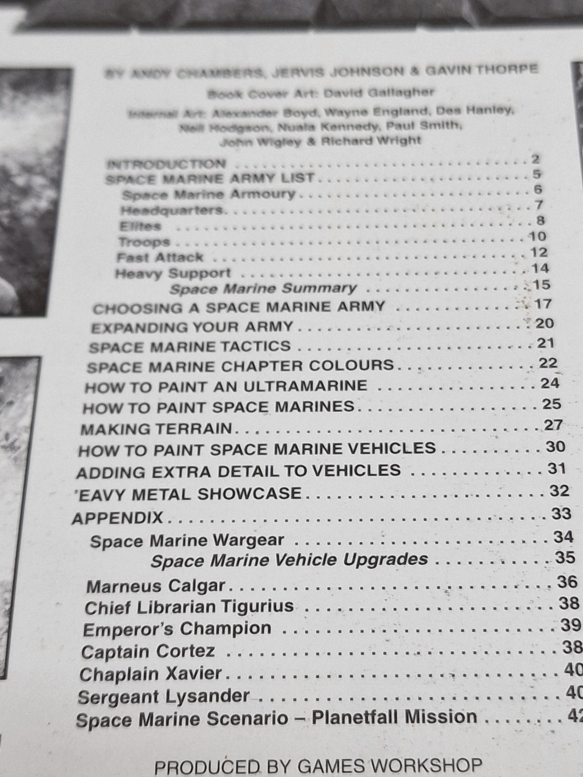 Warhammer Space Marines Codex 3rd edition Softcover Games Workshop 40,000 Book