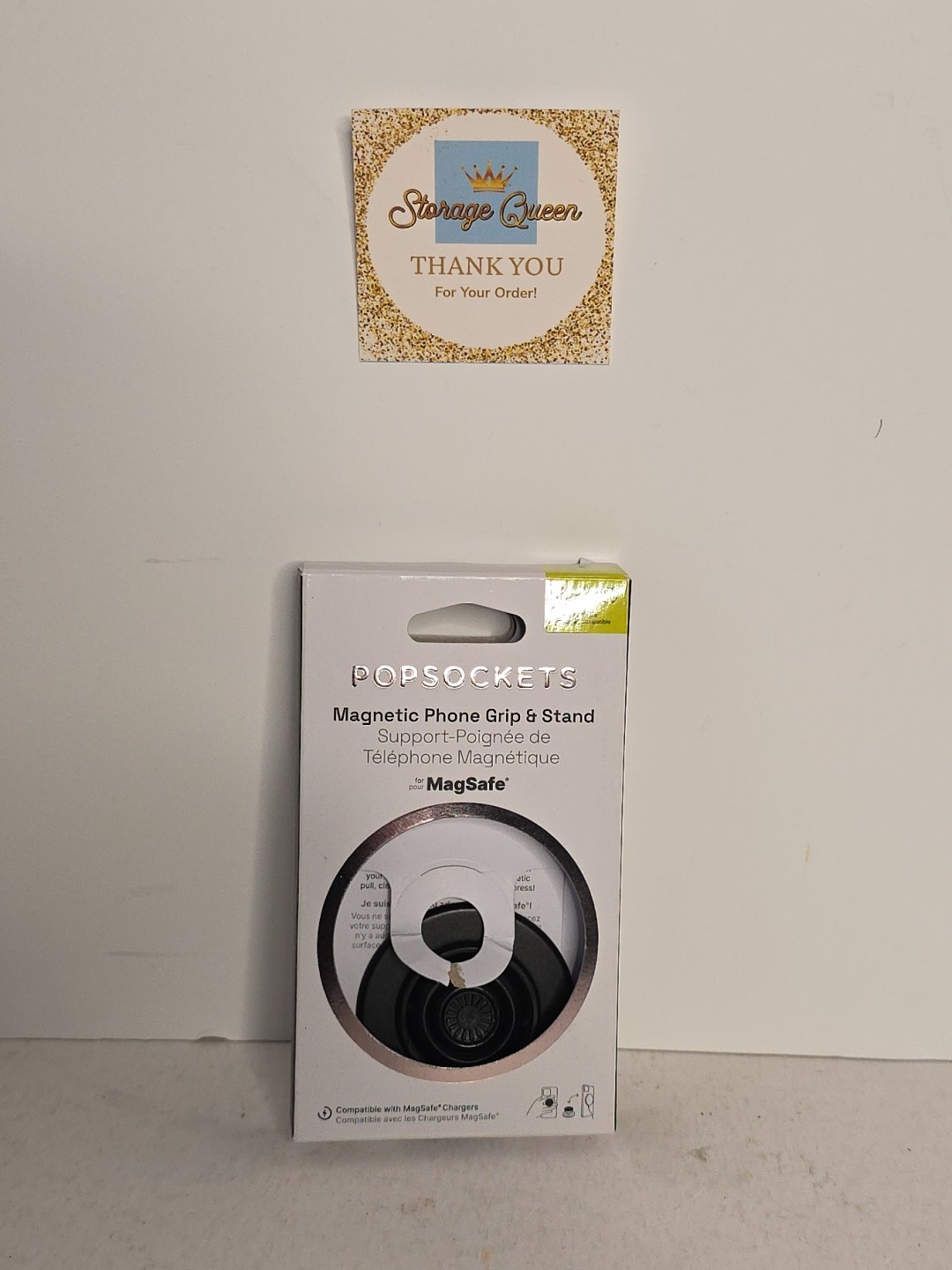 PopSockets Magnetic MagSafe Phone Grip & Stand for iPhone - Black