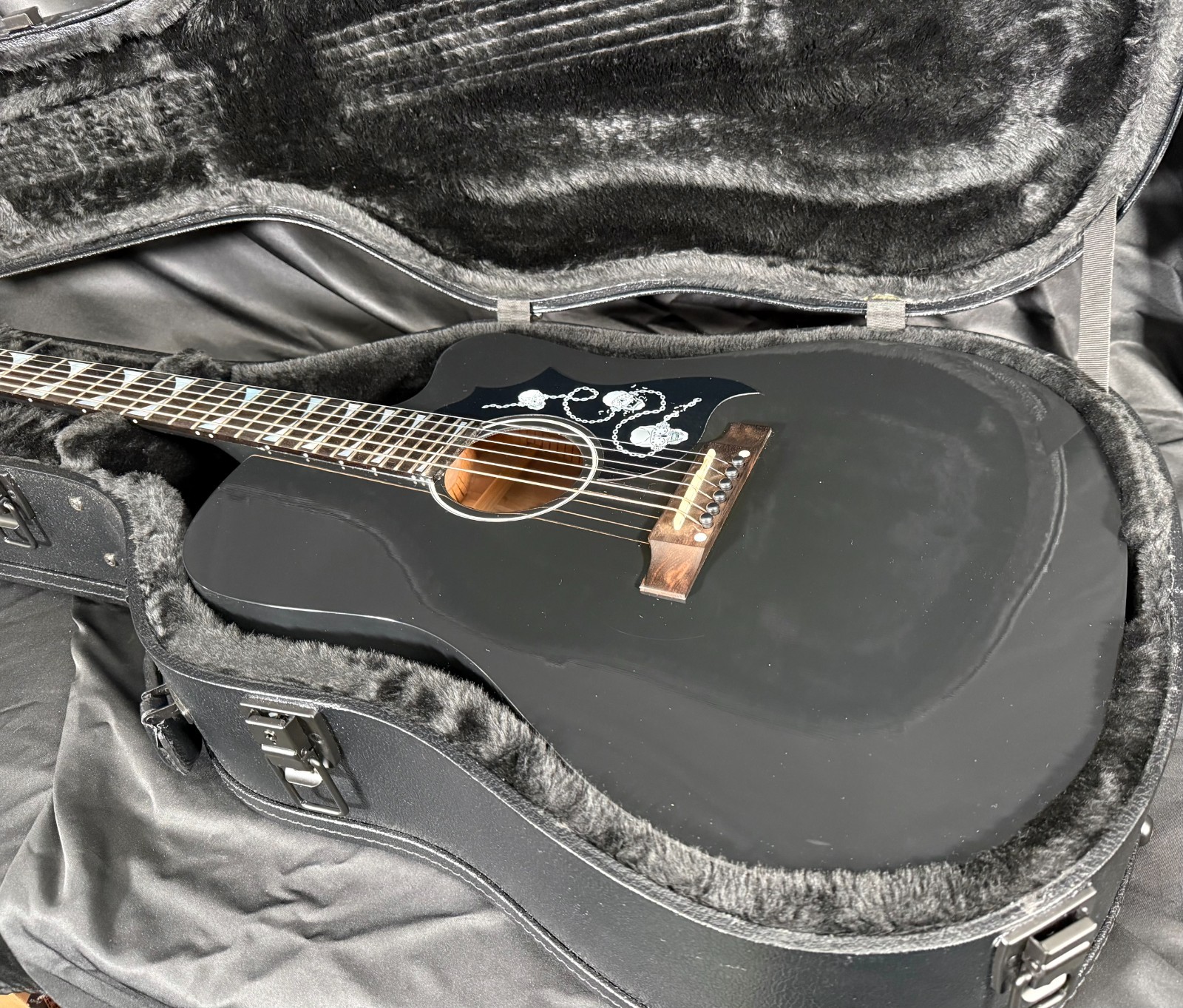 2023 Gibson Custom Shop Dave Mustaine Songwriter Acoustic-Electric - Ebony