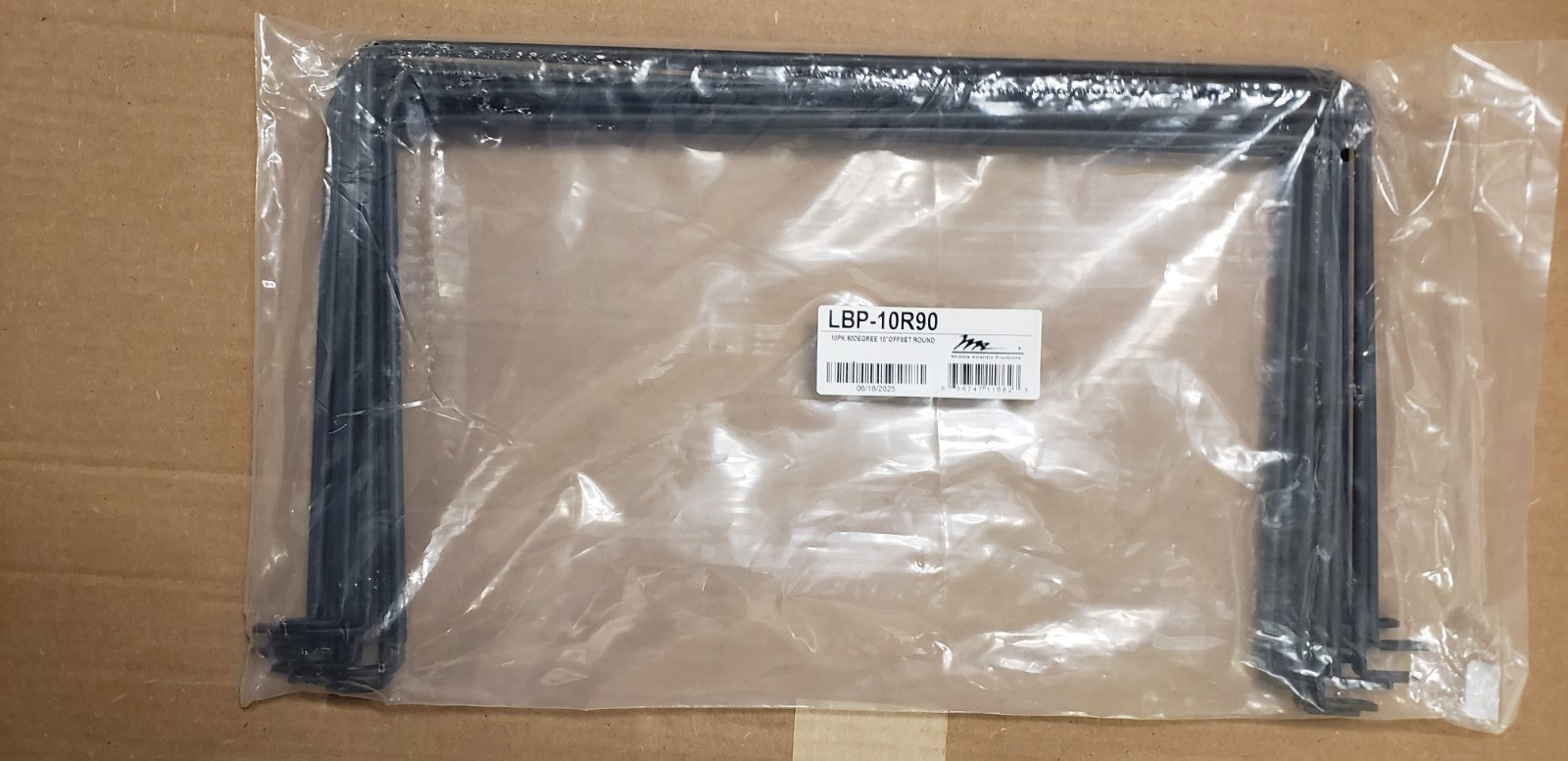 Middle Atlantic LBP-10R90 10" Round Lacer Bars (Set of 10)