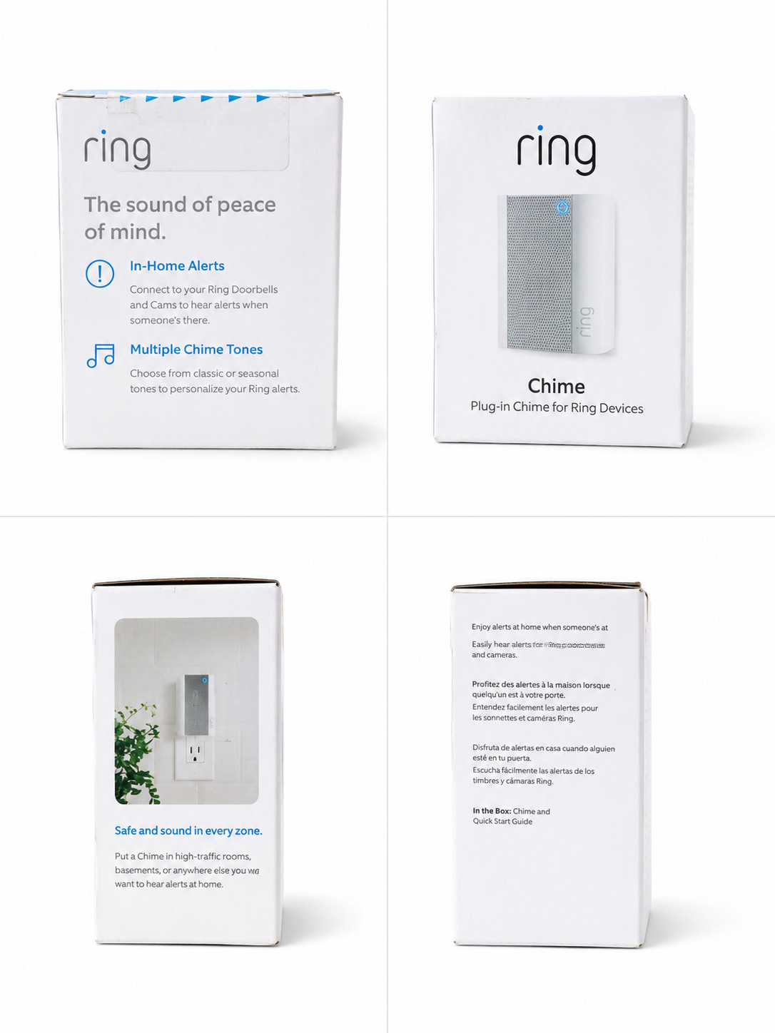 Ring Chime 2nd Gen Plug-In Chime for Ring Video Doorbells & Cameras OEM
