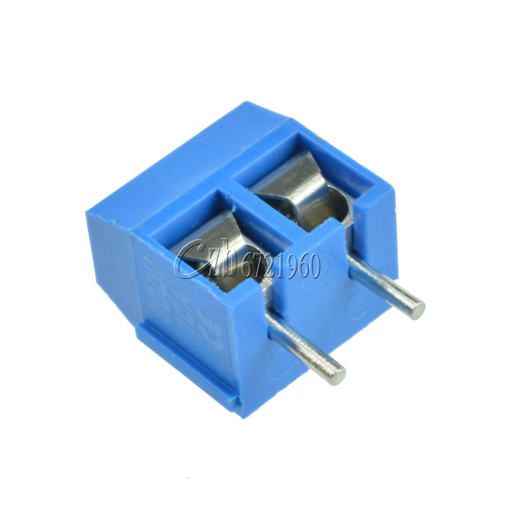 10PCS KF301-2P 5.08mm Blue Connect Terminal Screw Terminal Connector