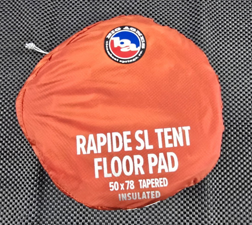 Big Agnes Rapide SL Insulated Tent Floor Pad (PRSLITFP24) 50"x78" Orange