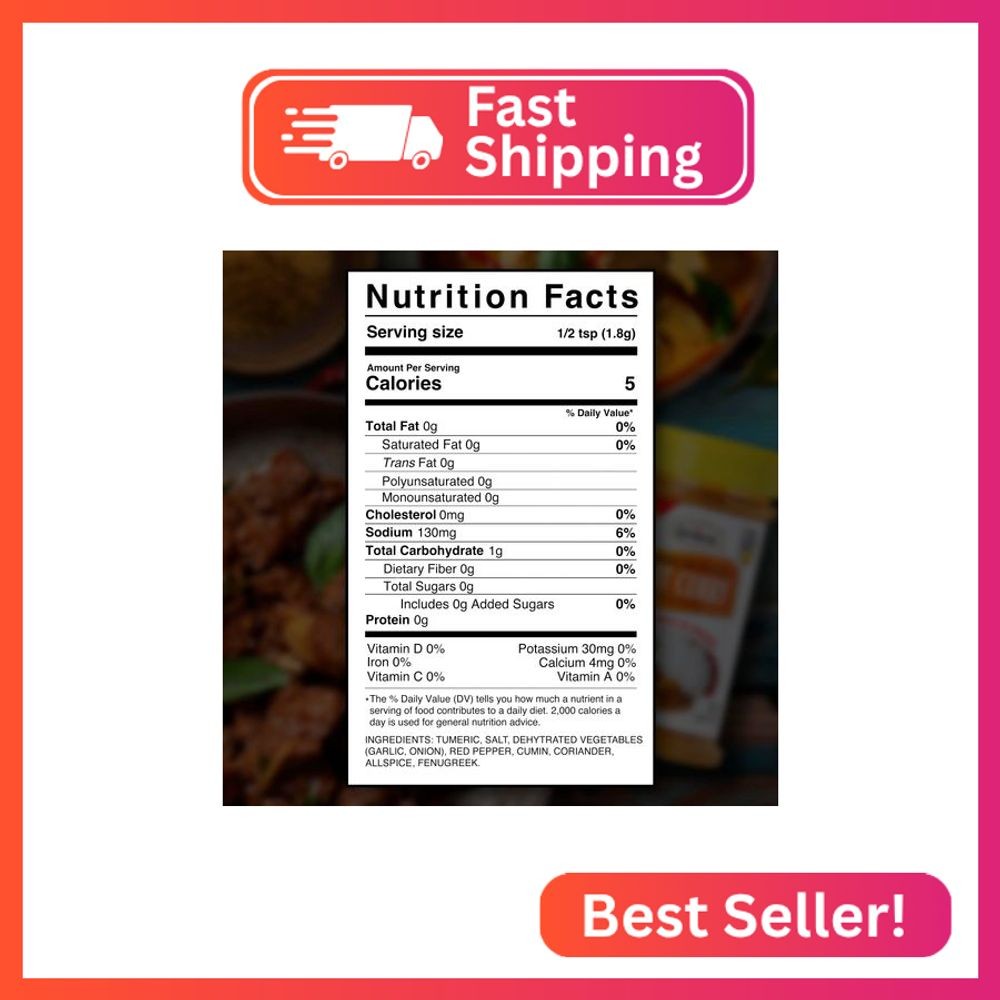 Grace Hot Curry Powder 6oz - 2 Pack - Jamaican Style Hot Curry Powder, Includes
