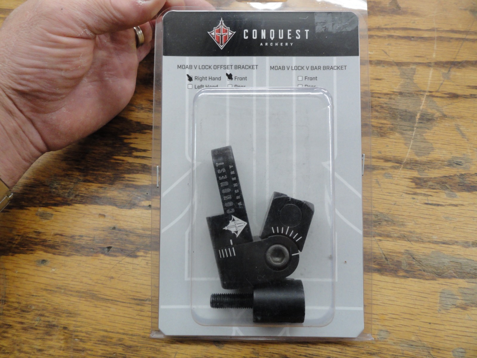 New Conquest Archery MOAB Front Offset Bracket Right V-Lock