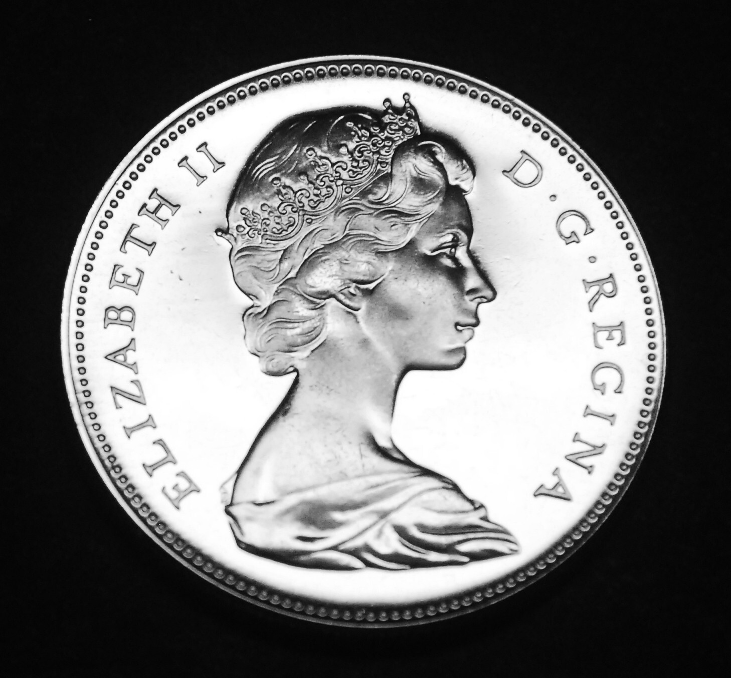 1967 $1 silver proof like UNC MS coin in mint cellophane flawless