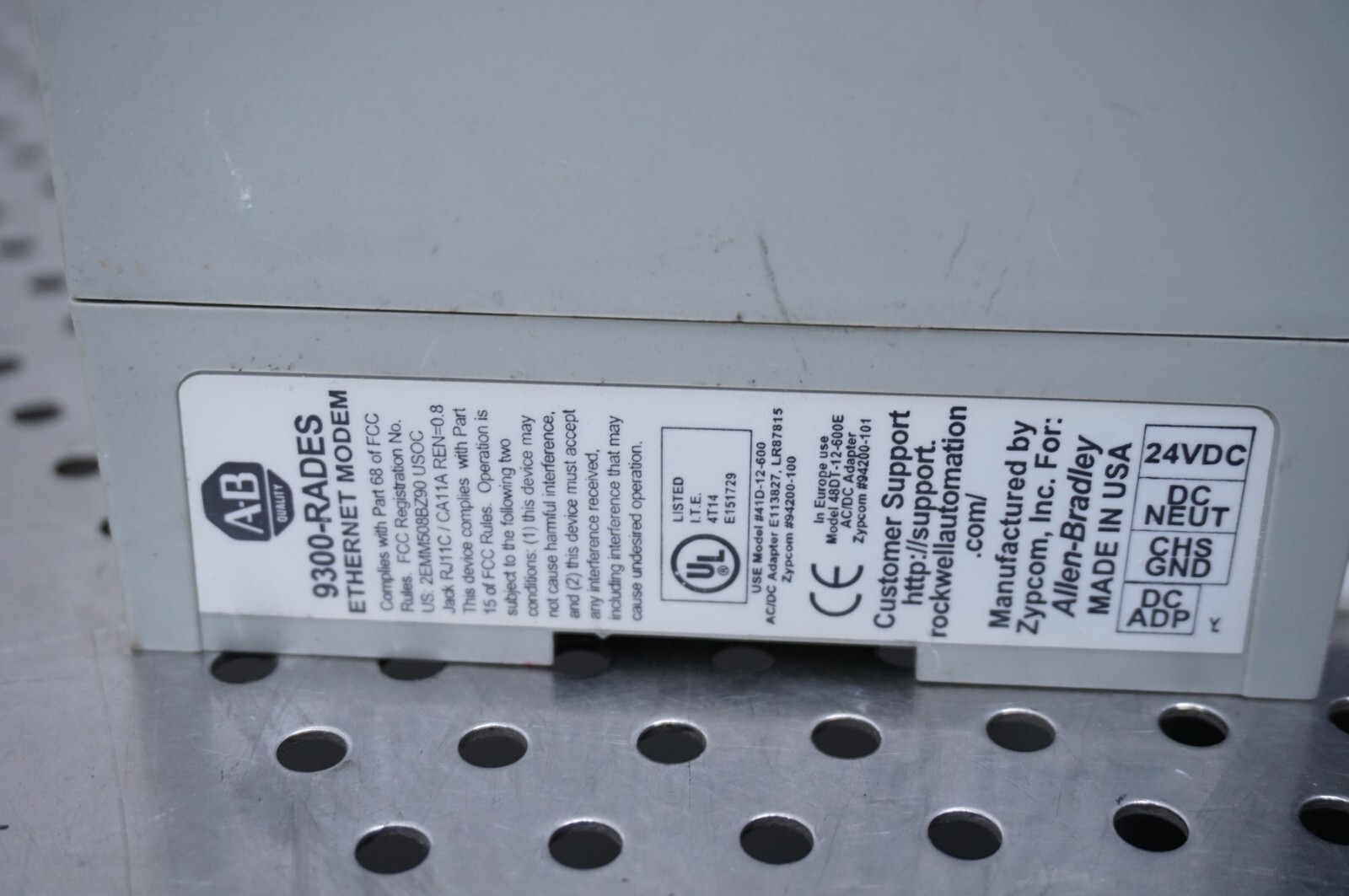 Allen Bradley 9300-RADES Ethernet Modem