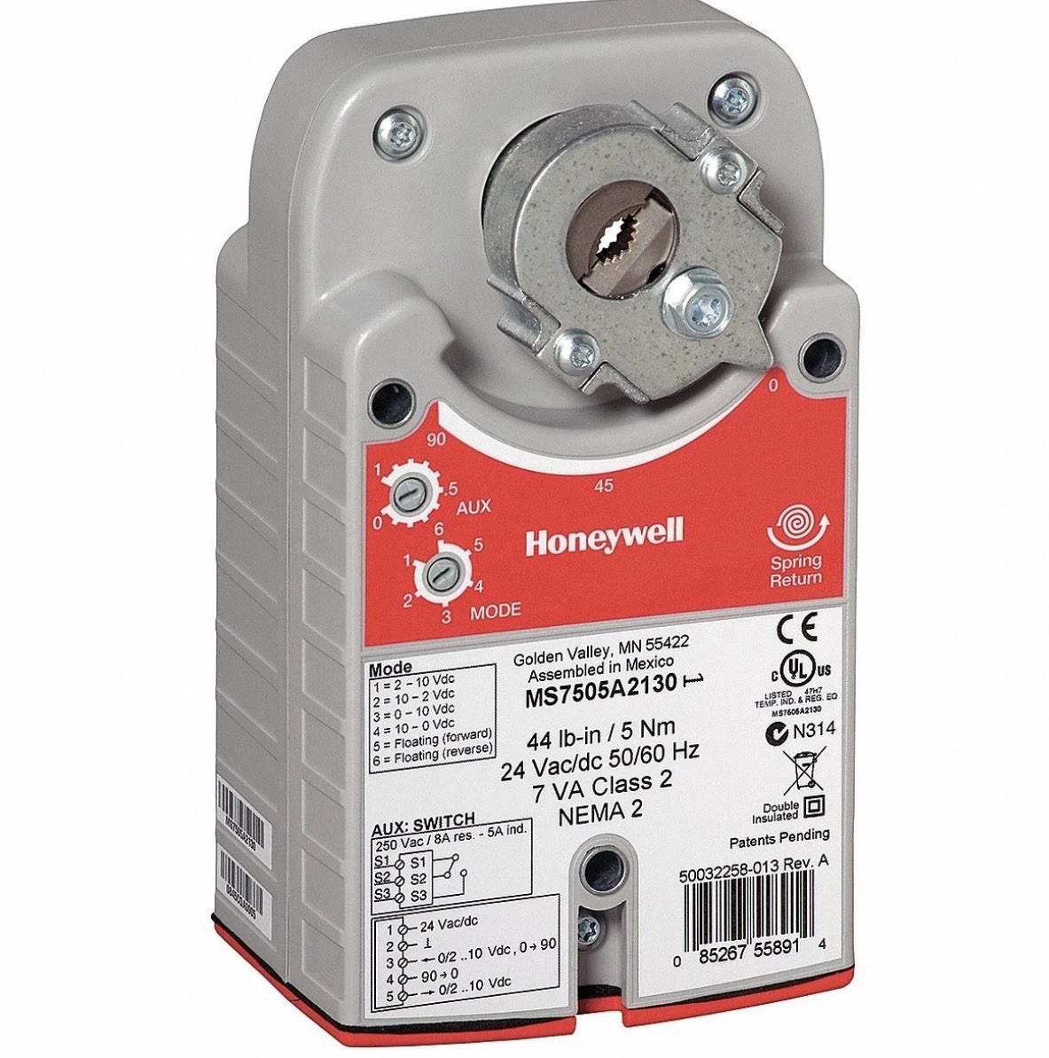 Honeywell MS7505A2130 Actuator