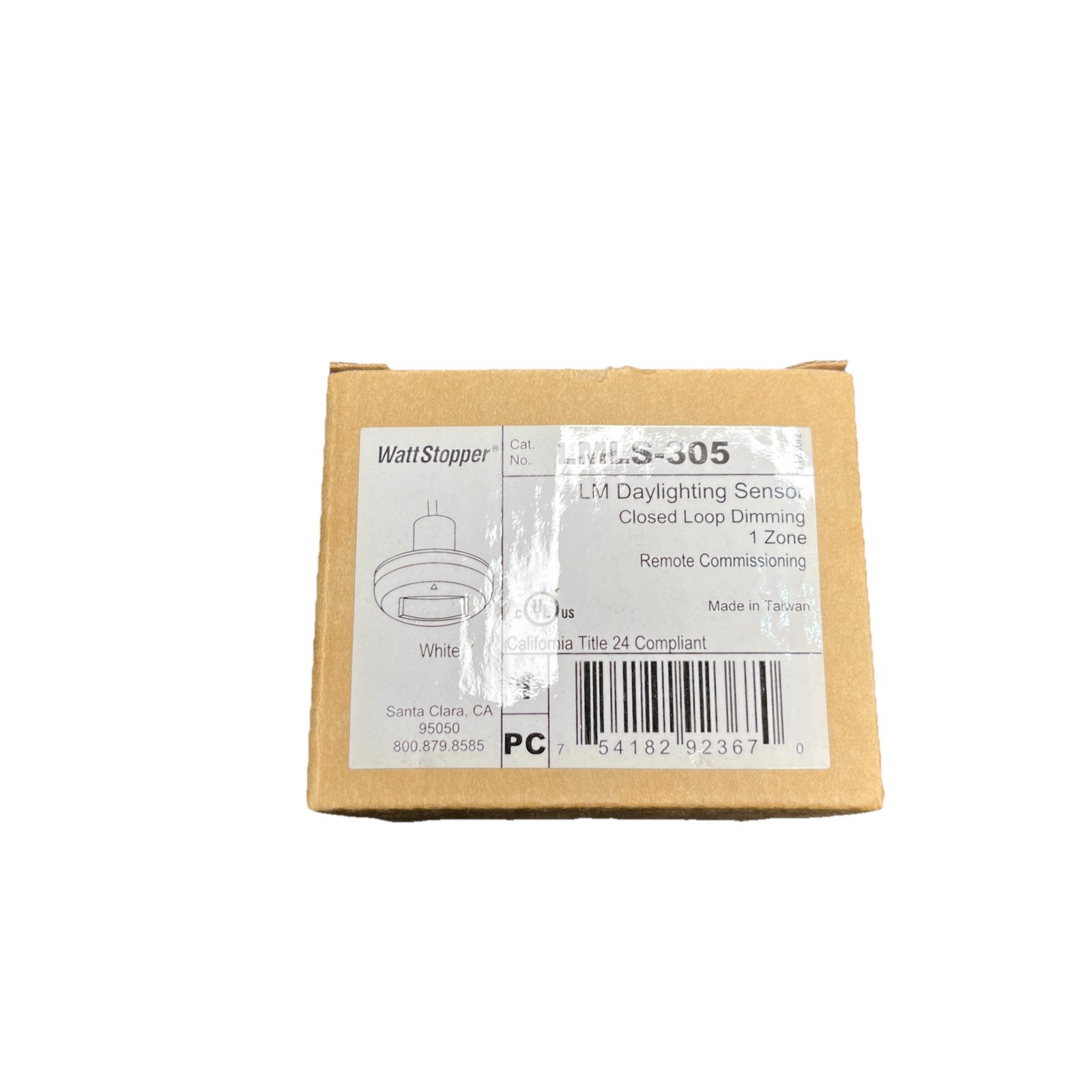 WATT STOPPER LMLS-305 DIMMING PHOTOSENSOR, LM DAYLIGHT SENSOR, 0-10 VOLT