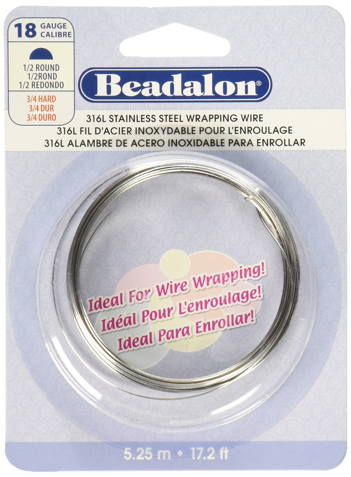 180s118 18gauge Stainless Steel Half Round Bright Wire For Jewelry Making 5.25m