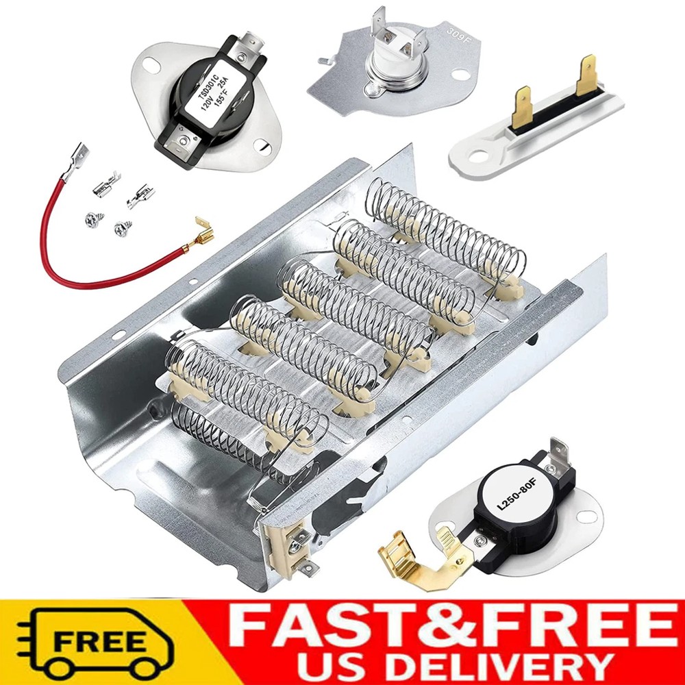 Upgraded 279838 W10724237 Dryer Heating Element for Whirlpool Wed4815Ew1 Maytag