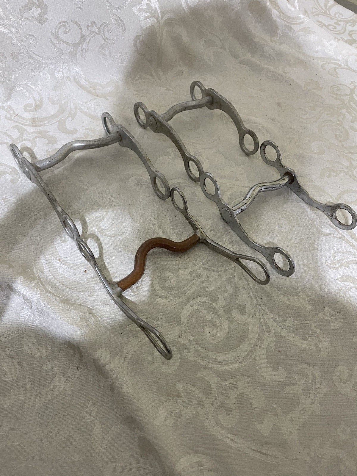4 Horse Bits Inside Measurements 5”-4 1/2”-4 3/4”-3 7/8” Inside Dimensions