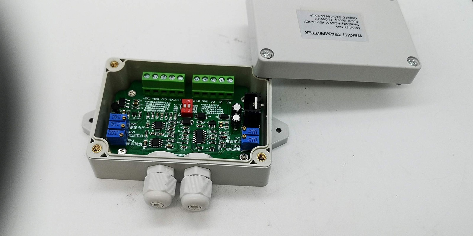 JYS85 Weighing Scale Load Cell Amplifier Current Converter Transmitter 24VDC