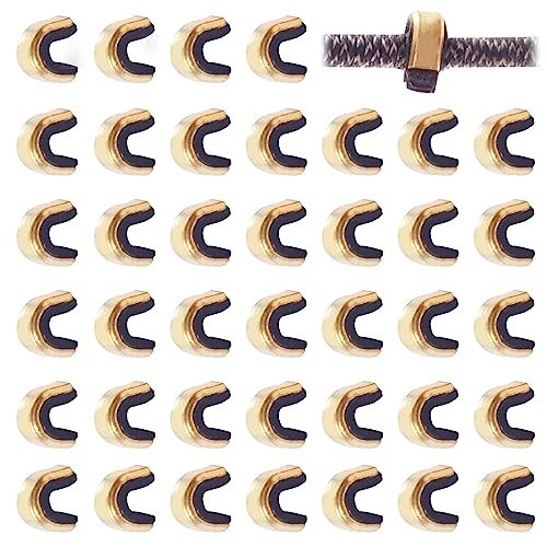 Bow String Nock Points 40 Pack Brass Nylon Archery String Buckle Clip Recurve