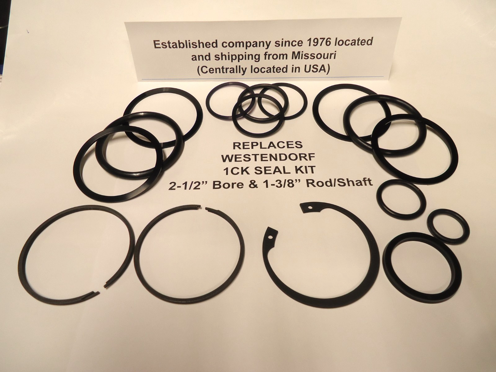 1CK Westendorf Replacement 01CK Seal Kit - 2-1/2" Bore & 1-3/8" Rod