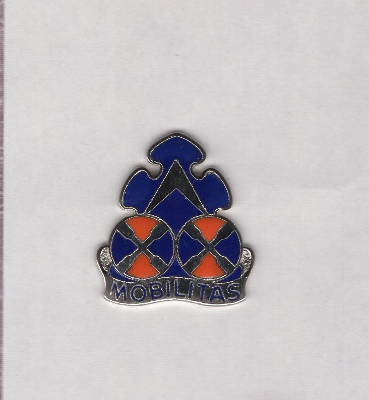 US Army 19th Aviation Battalion crest DUI clutchback c/b badge G-23