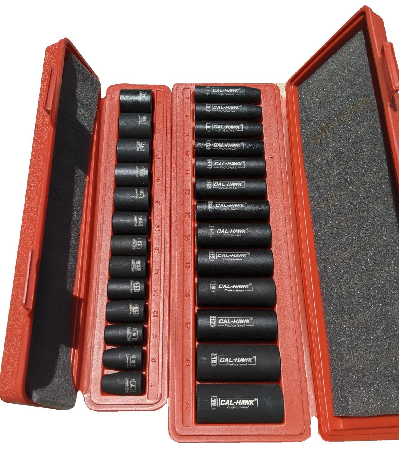 26 pc 3/8"Dr. 6 POINT Metric Deep Shallow Impact Socket Chrome Vanadium CRV Set
