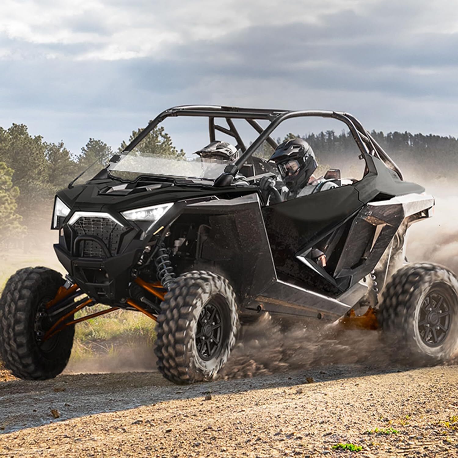 Front Windon For Polaris RZR PRO XP /4 RZR Turbo R 2020-2024 UTV Half Windshield