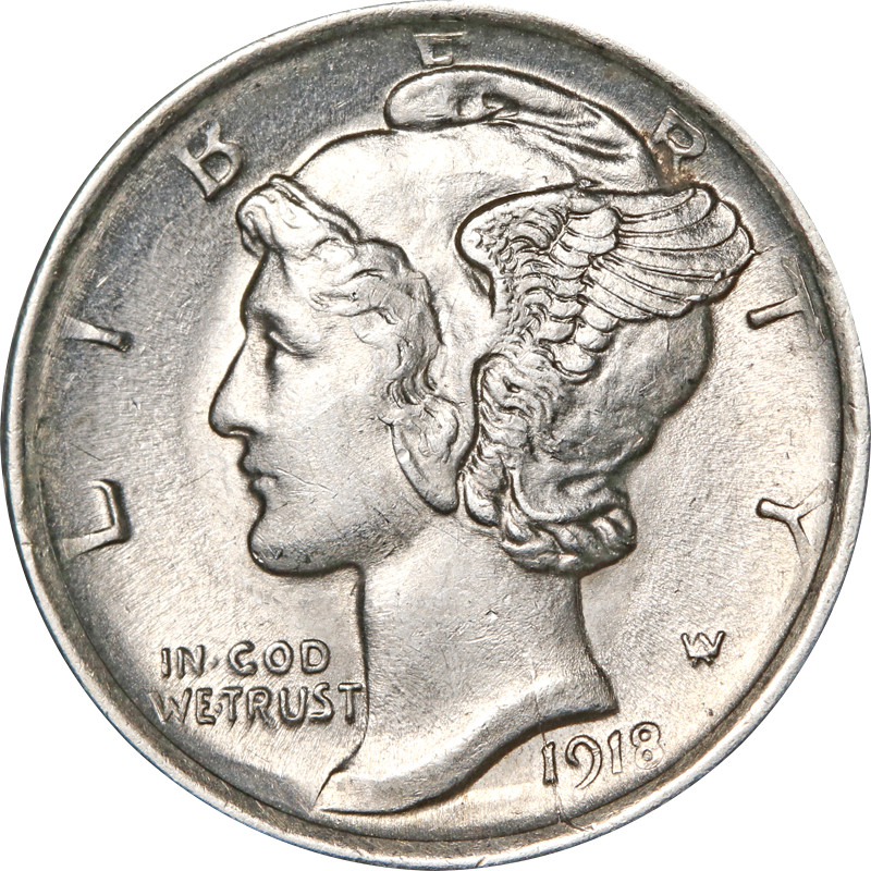 1918-D Mercury Dime