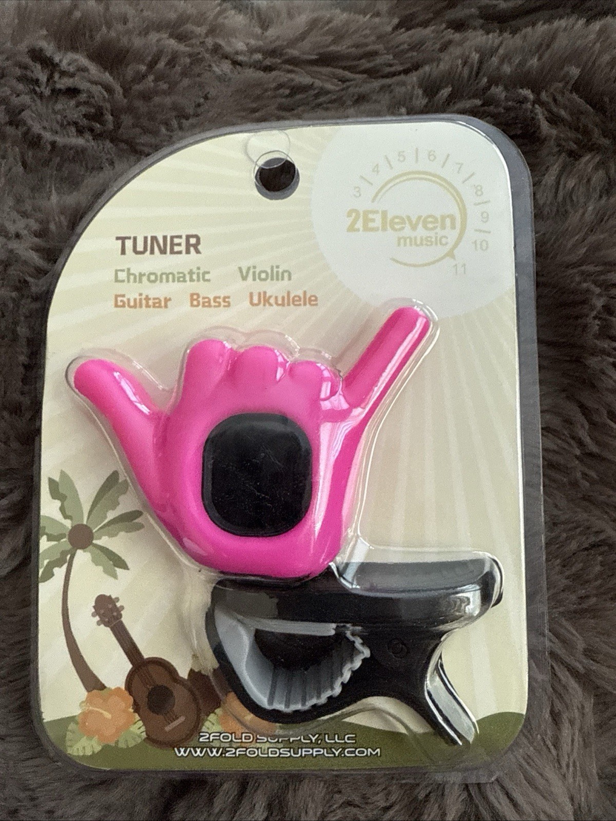 Pink 2Eleven Chromatic Clip On Tuner