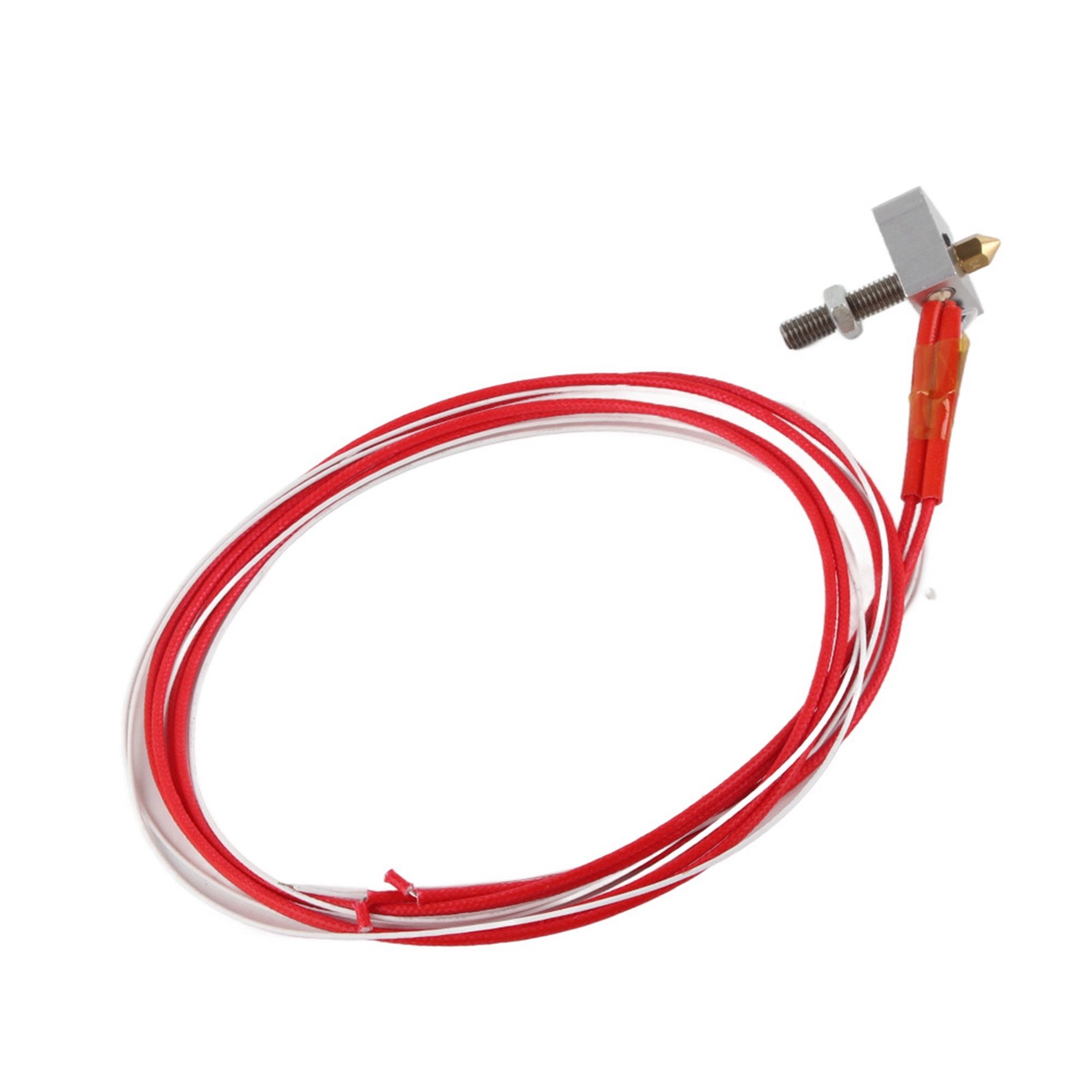 Assembled Extruder Hot End Kit 0.4mm Nozzle 3D Printer Aluminum Heating Bloc BT0