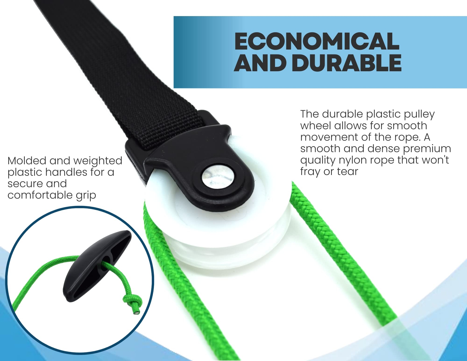 Shoulder Pulley for Physical Therapy with Exercise Guide - Improves Shoulder ...