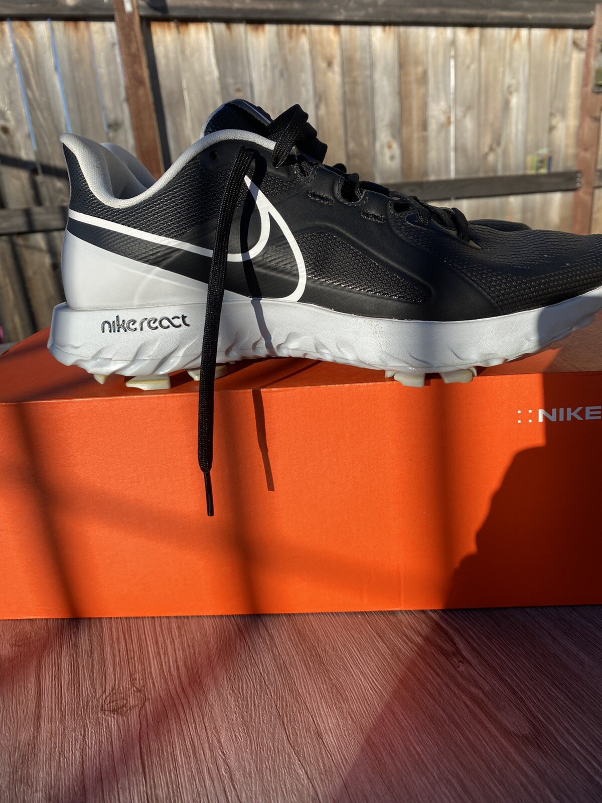 Nike React Golf Shoes, Size 9.5 Men