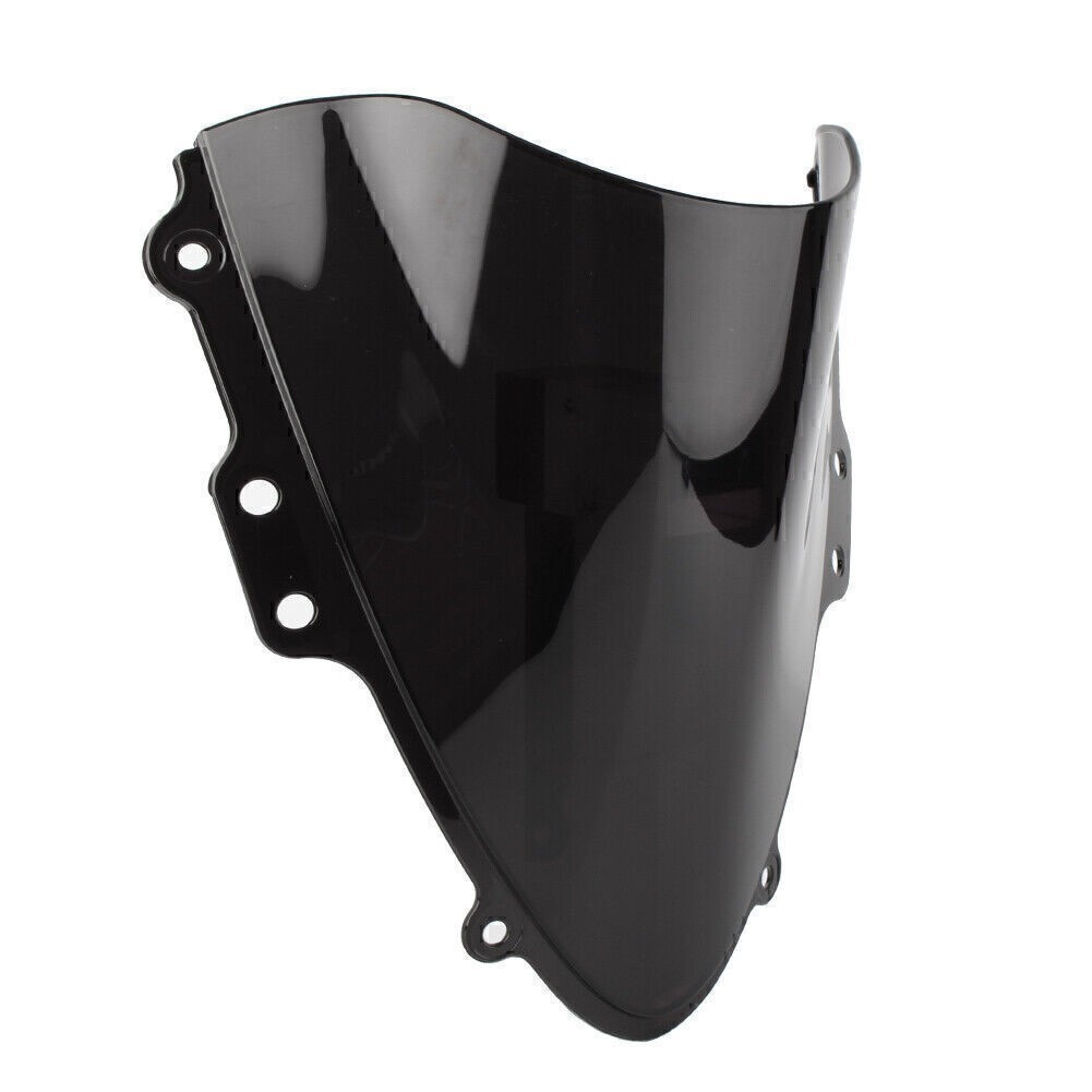 Black Windshield Windscreen Double Bubble For SUZUKI GSXR 600 750 2004 2005 K4