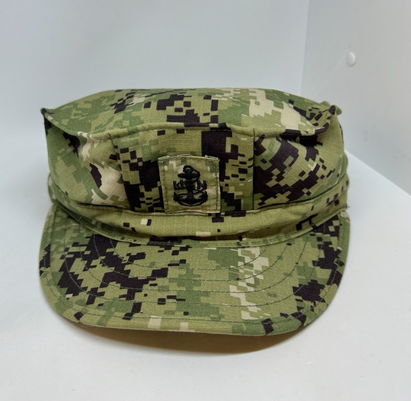 U.S. Navy Type III Utility Working Digital Camouflage Camo Cap Hat Size 7 1/4
