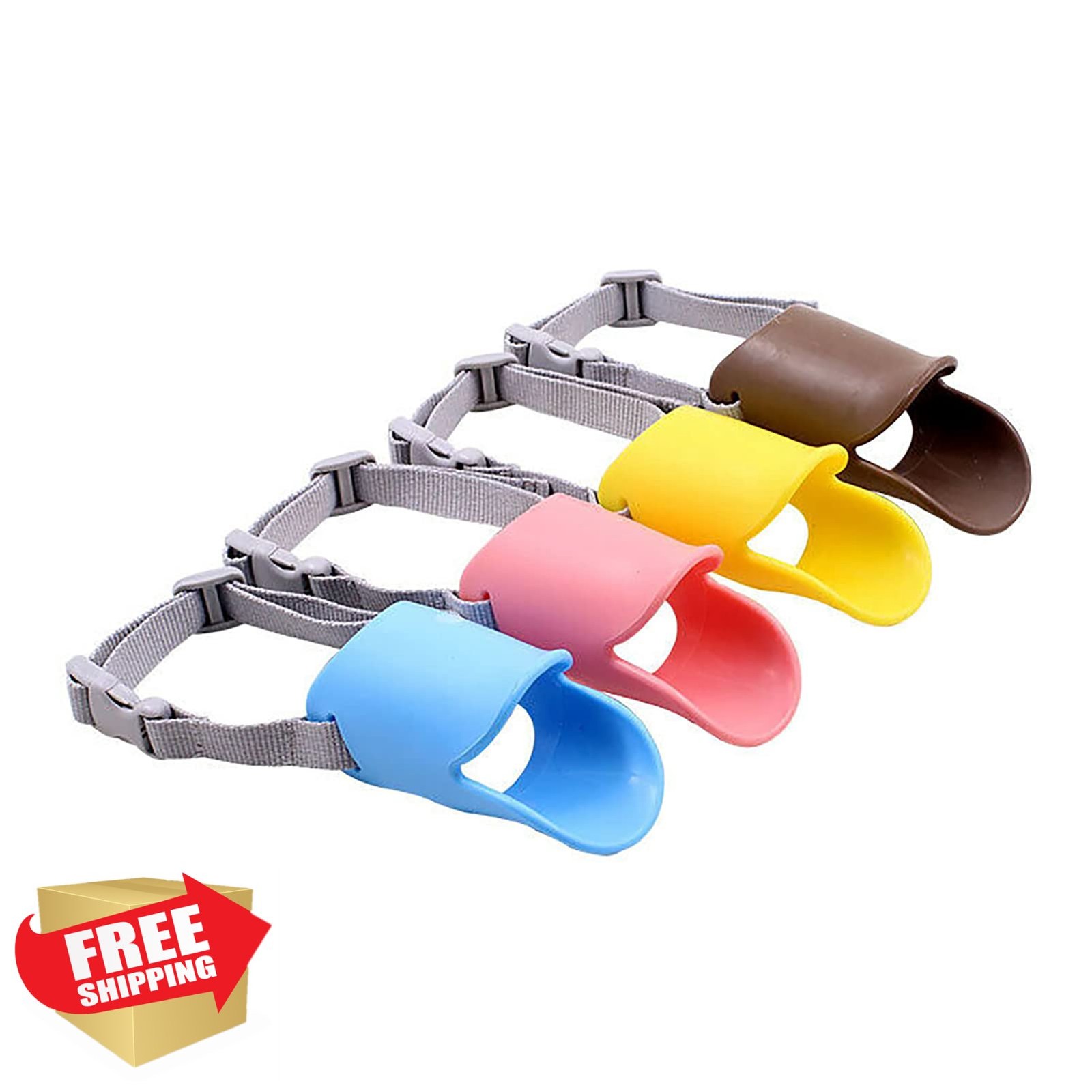 Duck Bill Dog Muzzle Anti Bite Silicone Puppy Mouth Cover