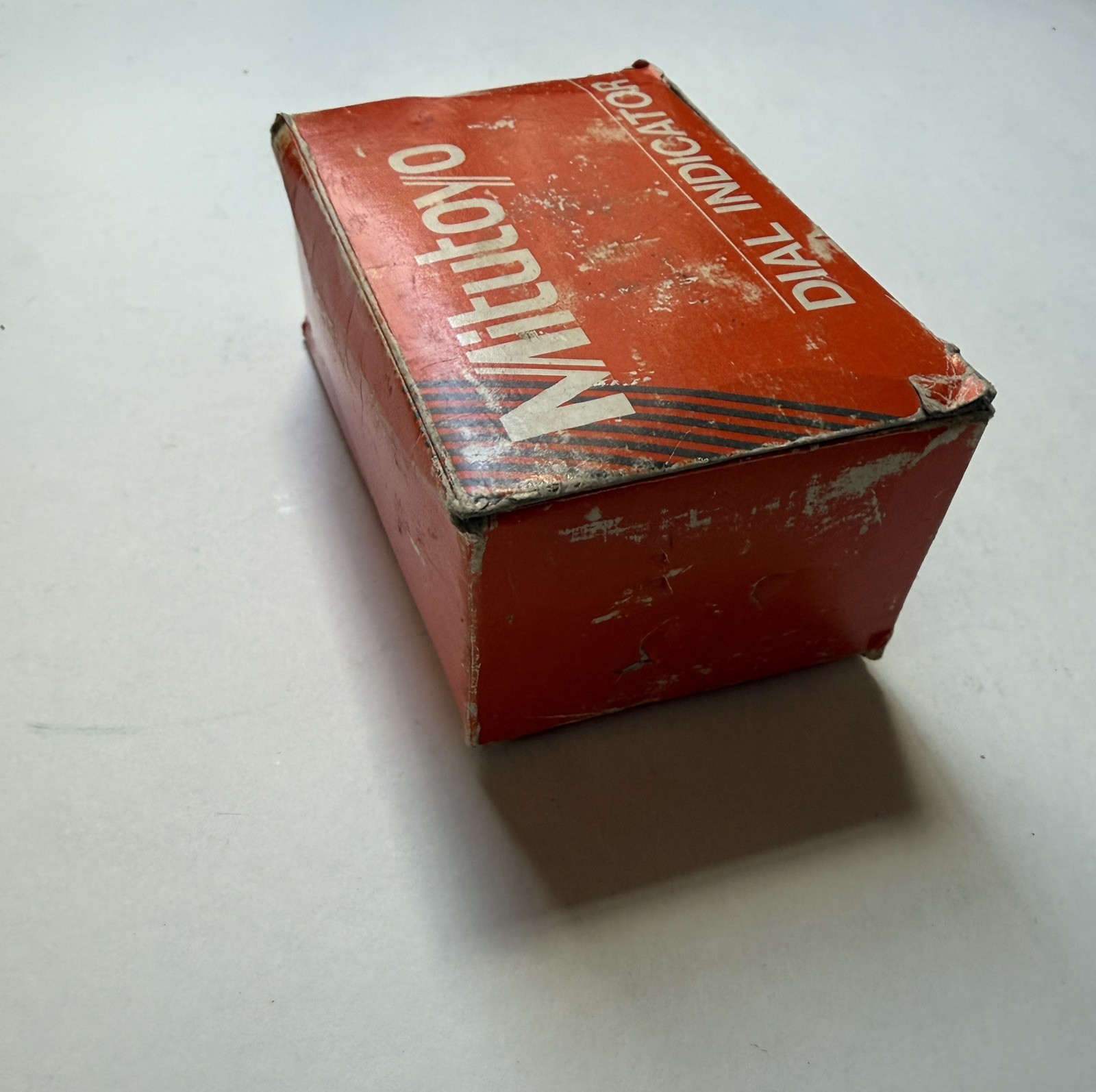 Vintage Mitutoyo Dial indicator Code No 2046F, box, 0.01mm - 10mm. Carbide Ball